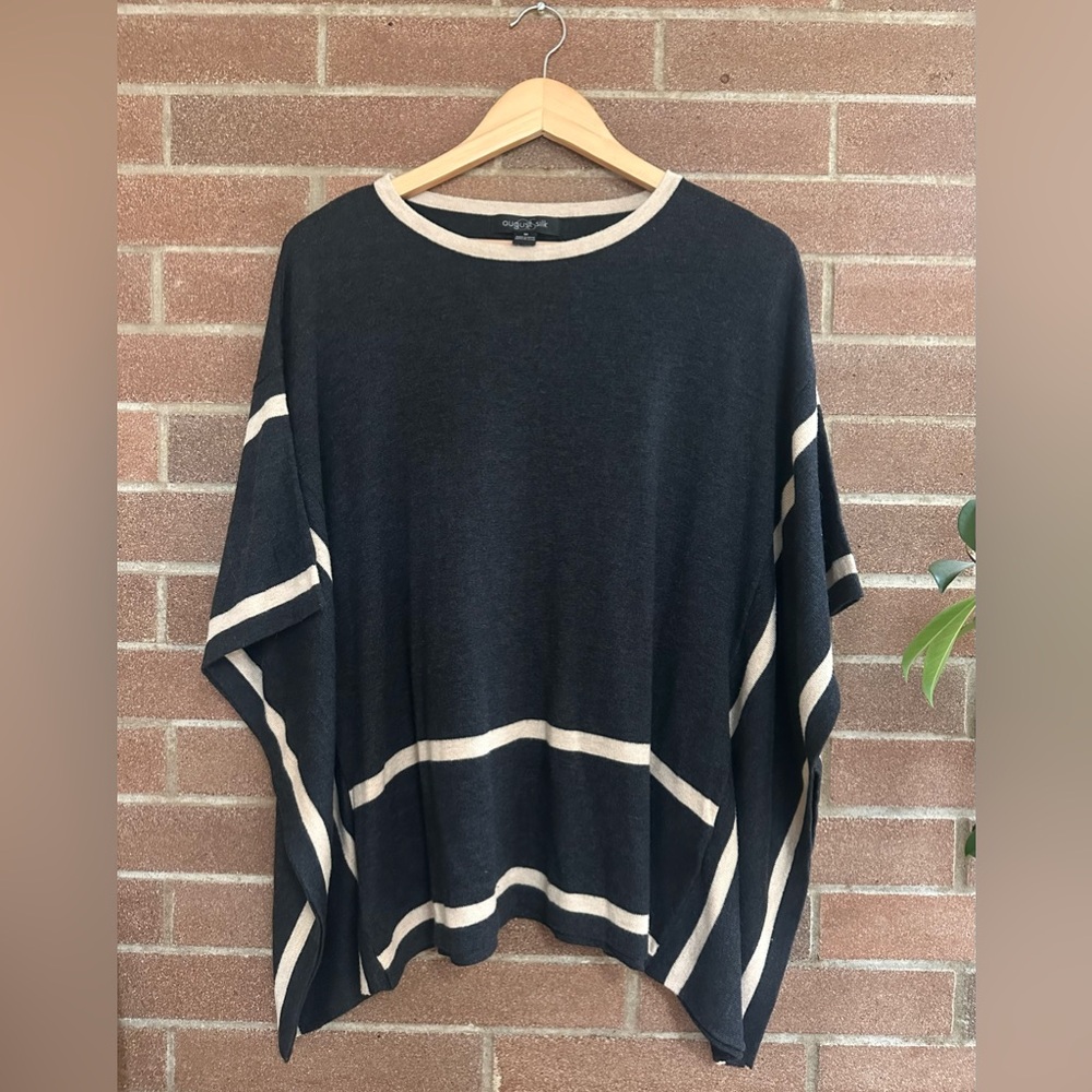 August Silk poncho